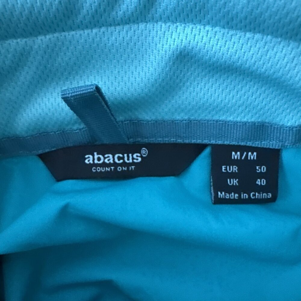 ABACUS Sportswear Wind/Waterproof Breathable Packable Men's Golf Jacket Size M - Picture 3 of 7